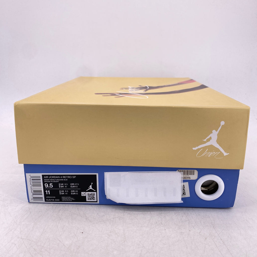 Air Jordan 4 Retro "Union Desert Moss" 2021 Used Size 9.5