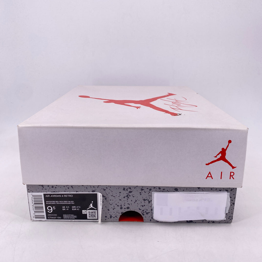 Air Jordan 4 Retro "White Oreo" 2021 New Size 9.5