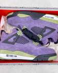 Air Jordan (W) 4 Retro "Canyon Purple" 2022 Used Size 9.5W