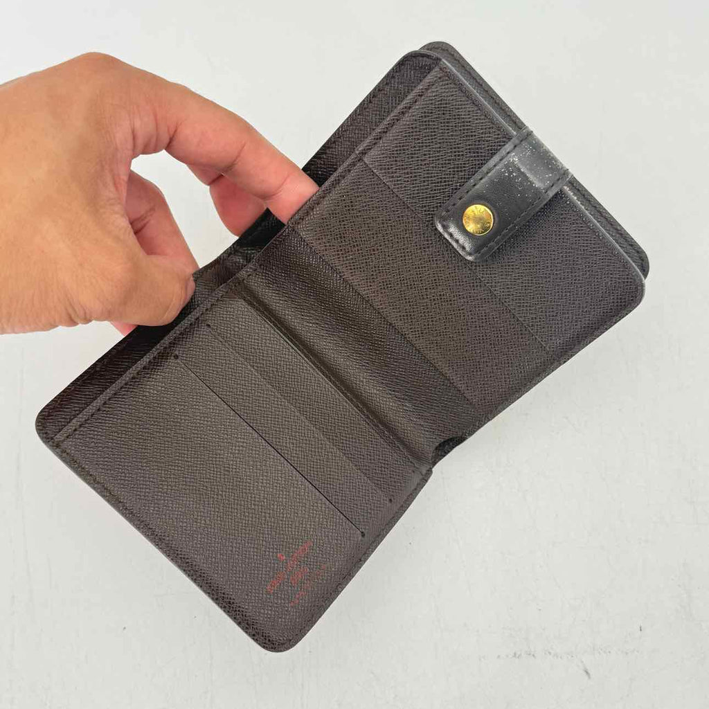 Louis Vuitton Wallet "DAMIER EBENE" Used Brown Size OS