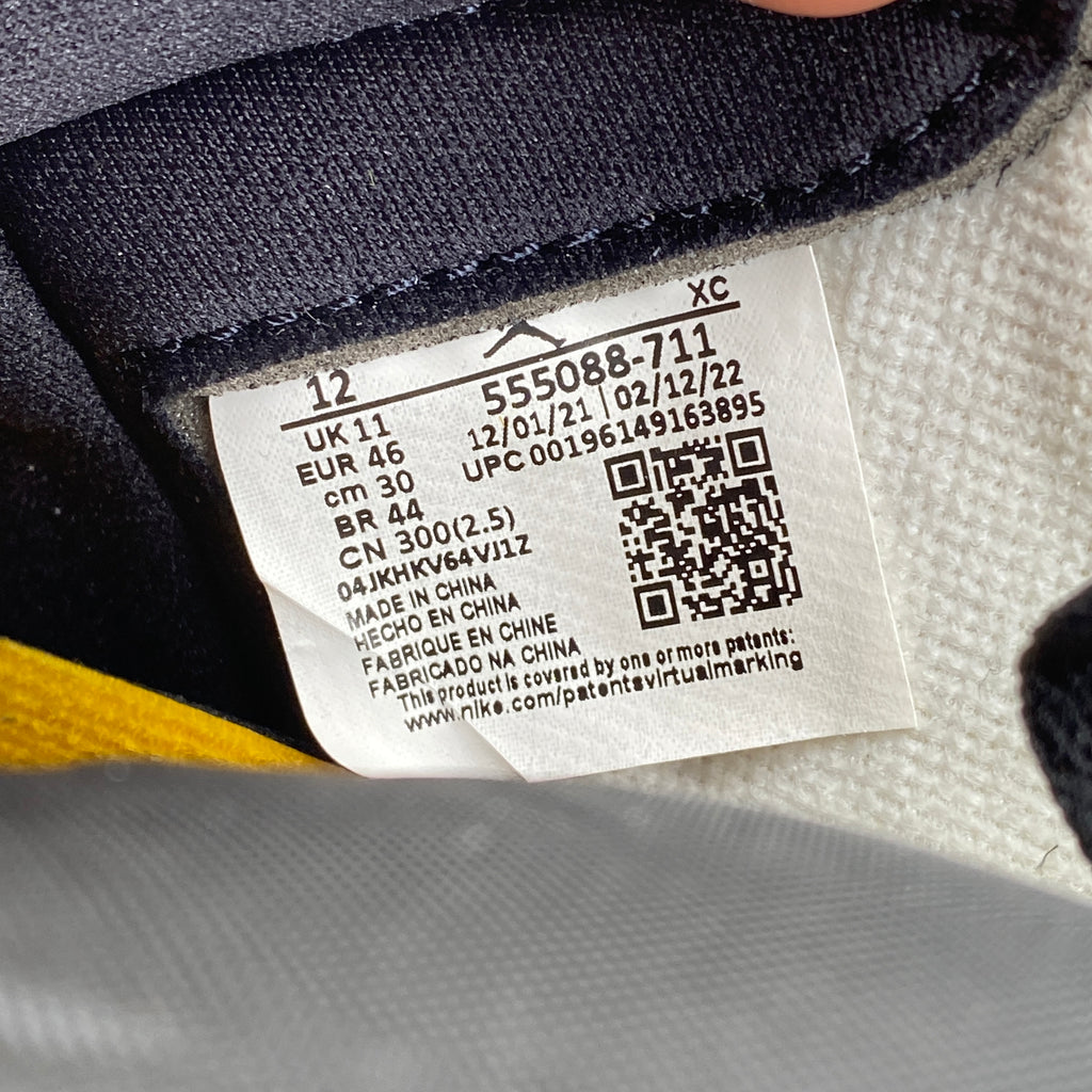 Air Jordan 1 Retro High OG "Taxi" 2022 New Size 12