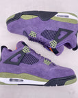 Air Jordan (W) 4 Retro "Canyon Purple" 2022 Used Size 9.5W
