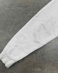 Chrome Hearts Zip Up "SCROLL LOGO" White Used Size XL