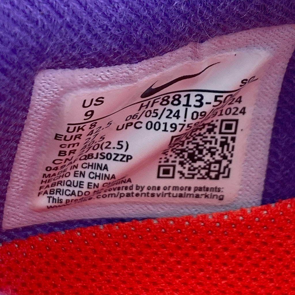 Nike Air Max 1 '87 SP "Supreme Purple" 2025 New Size 9