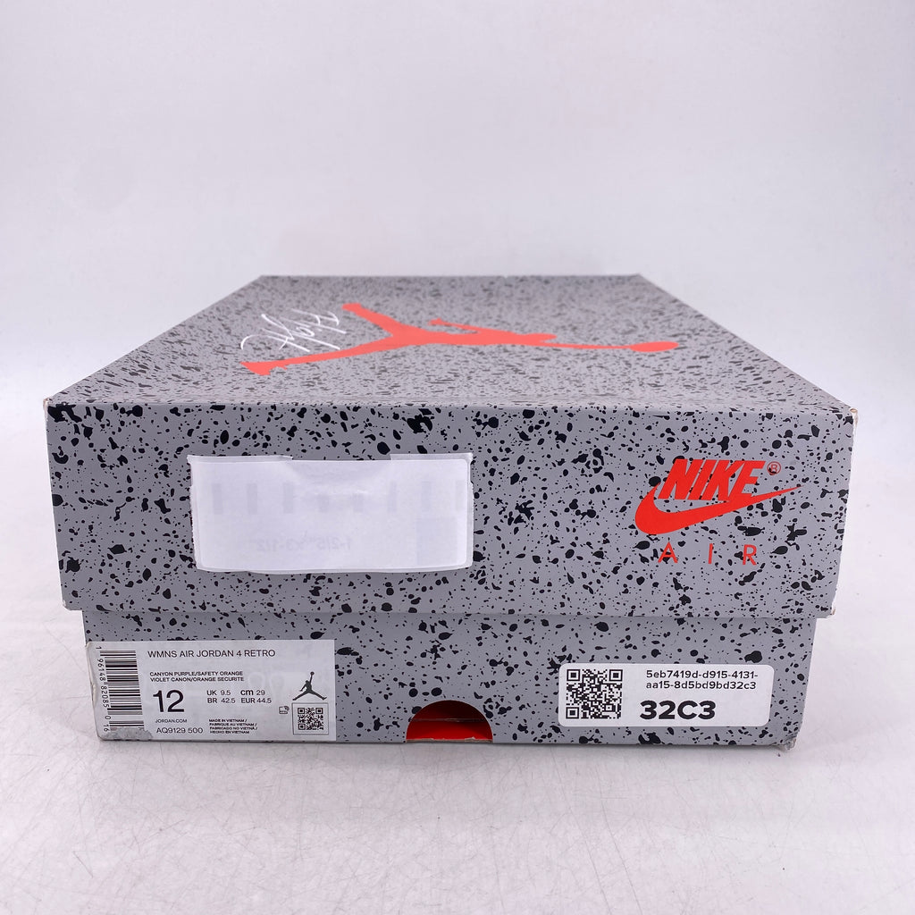 Air Jordan (W) 4 Retro "Canyon Purple" 2022 Used Size 12W