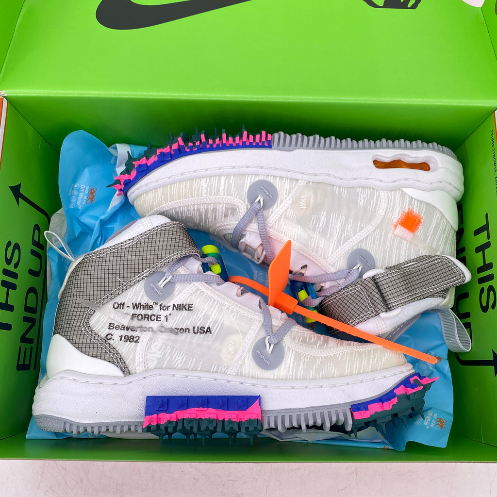 Nike Air Force 1 Mid / OW "Ow White" 2022 New Size 5