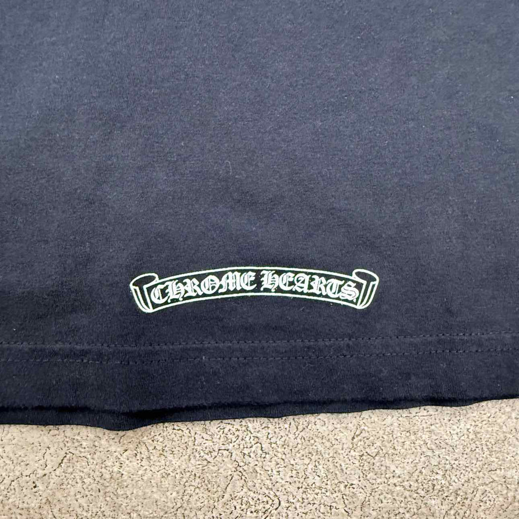 Chrome Hearts T-Shirt "MULTI LOGO" Black Used Size 2XL