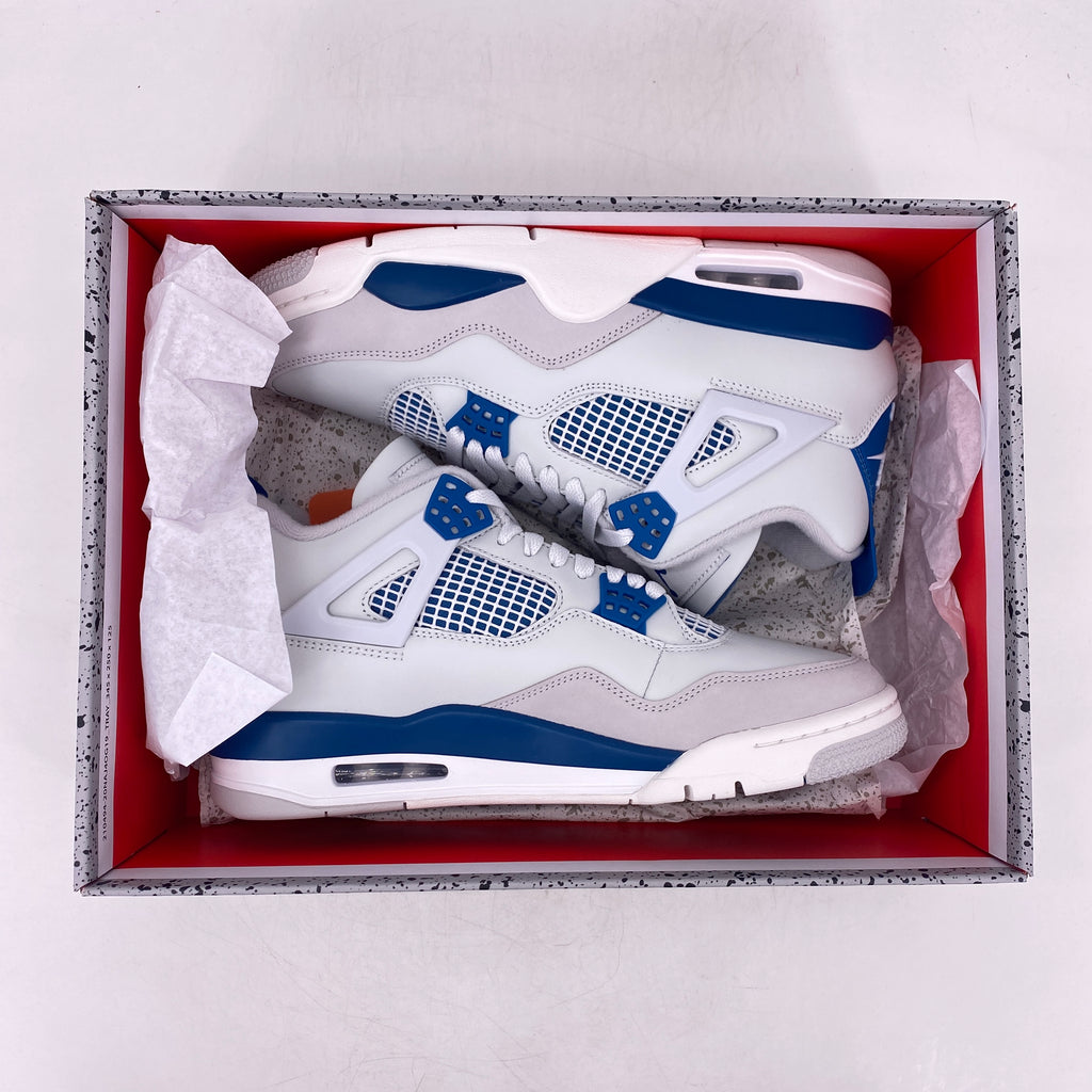 Air Jordan 4 Retro "Military Blue" 2024 New Size 9.5