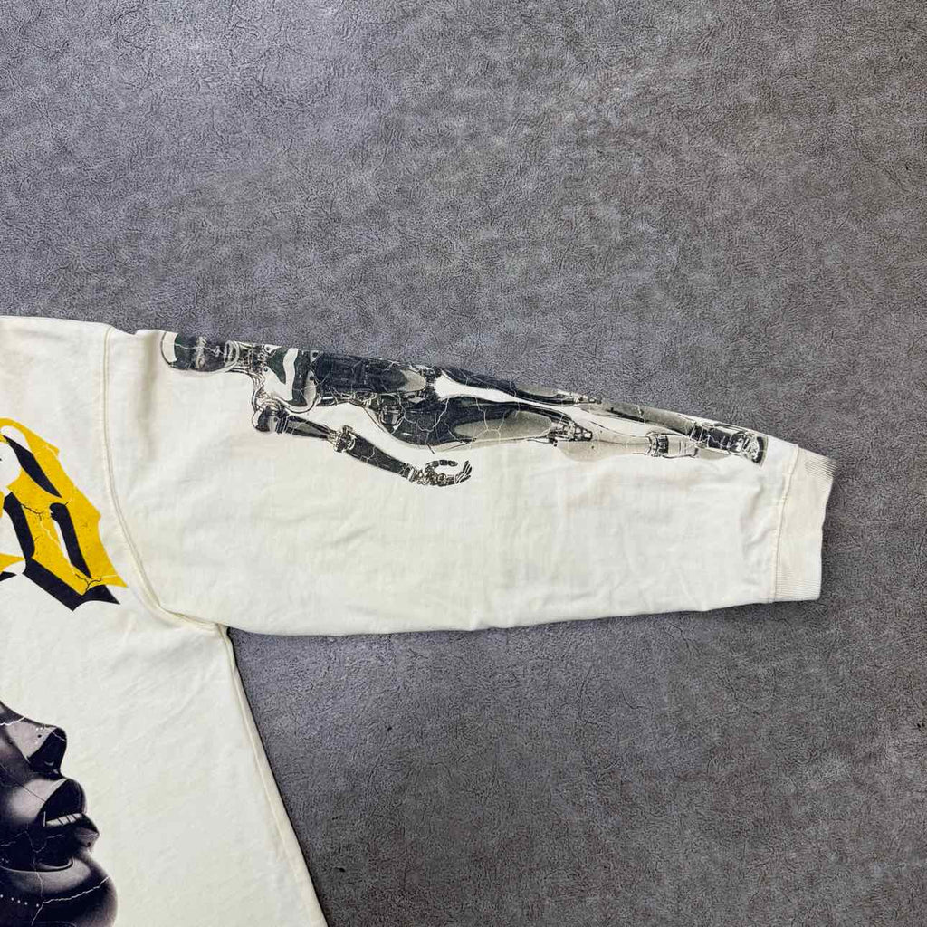 Godspeed Long Sleeve "OUT OF MANY" Cream Used Size XL