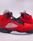 Air Jordan 5 Retro "Raging Bull Red Suede" 2021 Used Size 12