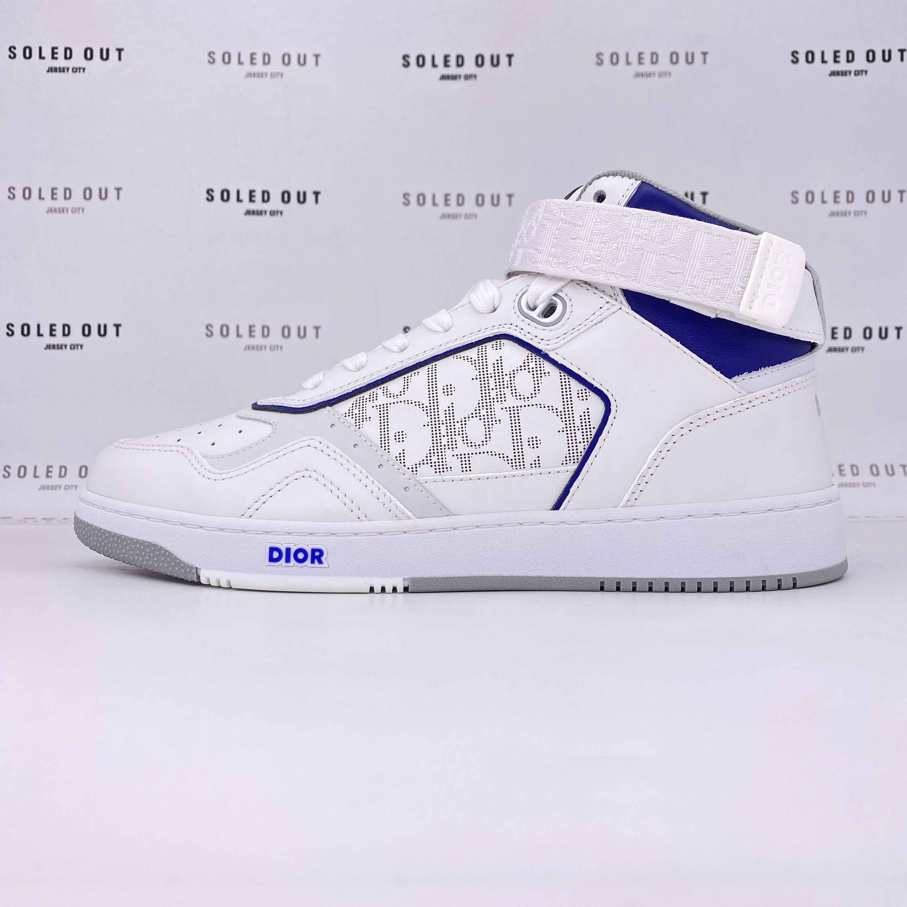 Dior High Top &quot;White Purple&quot;  New Size 42