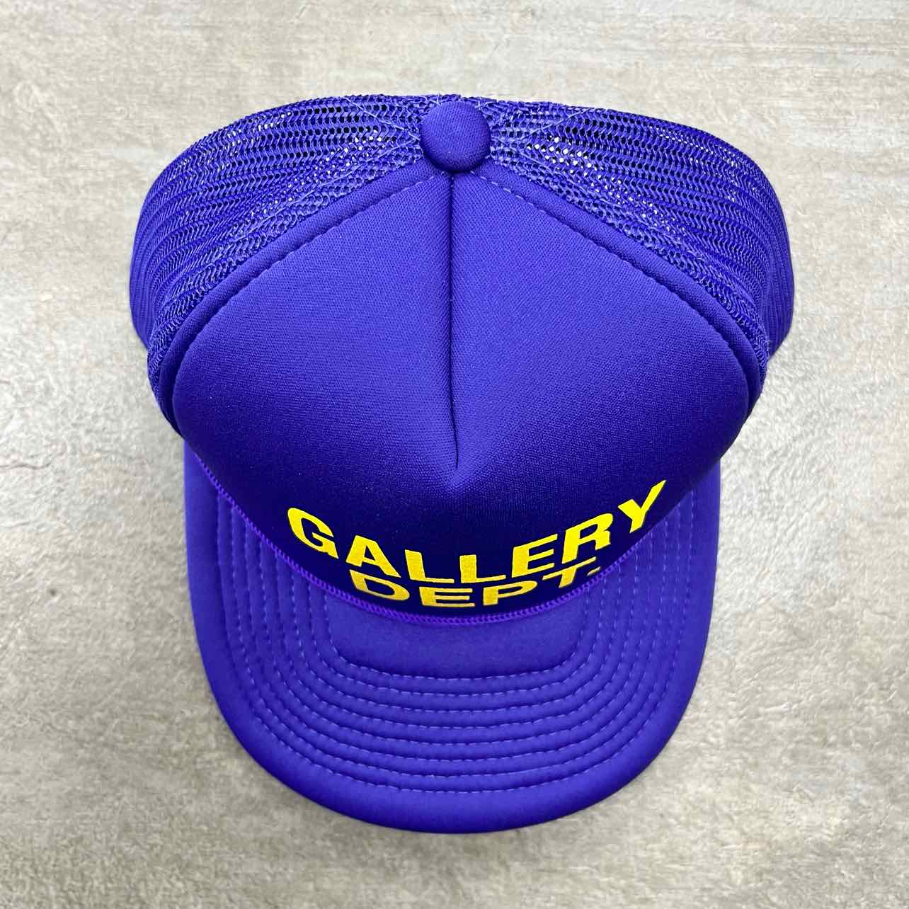 Gallery DEPT. Trucker Hat YELLOW New Purple – SOLED OUT JC