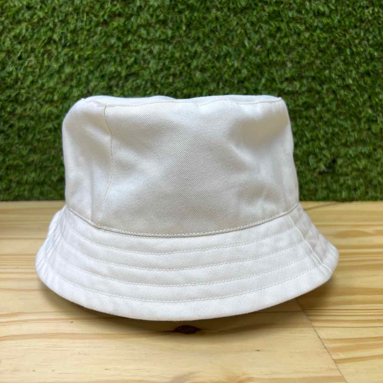 Palm Angels Cream Bucket Hat Palm Angels Bucket Hat Beige Shop Authentic at SASOM main image 3