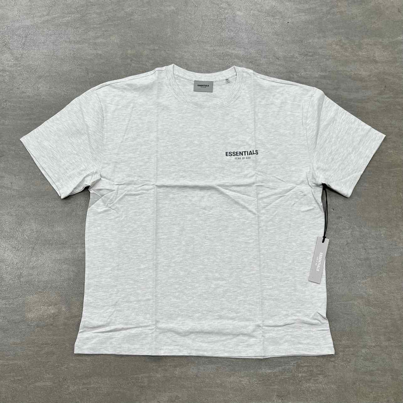 Fear of God T-Shirt &quot;ESSENTIALS&quot; Oatmeal New Size 2XL