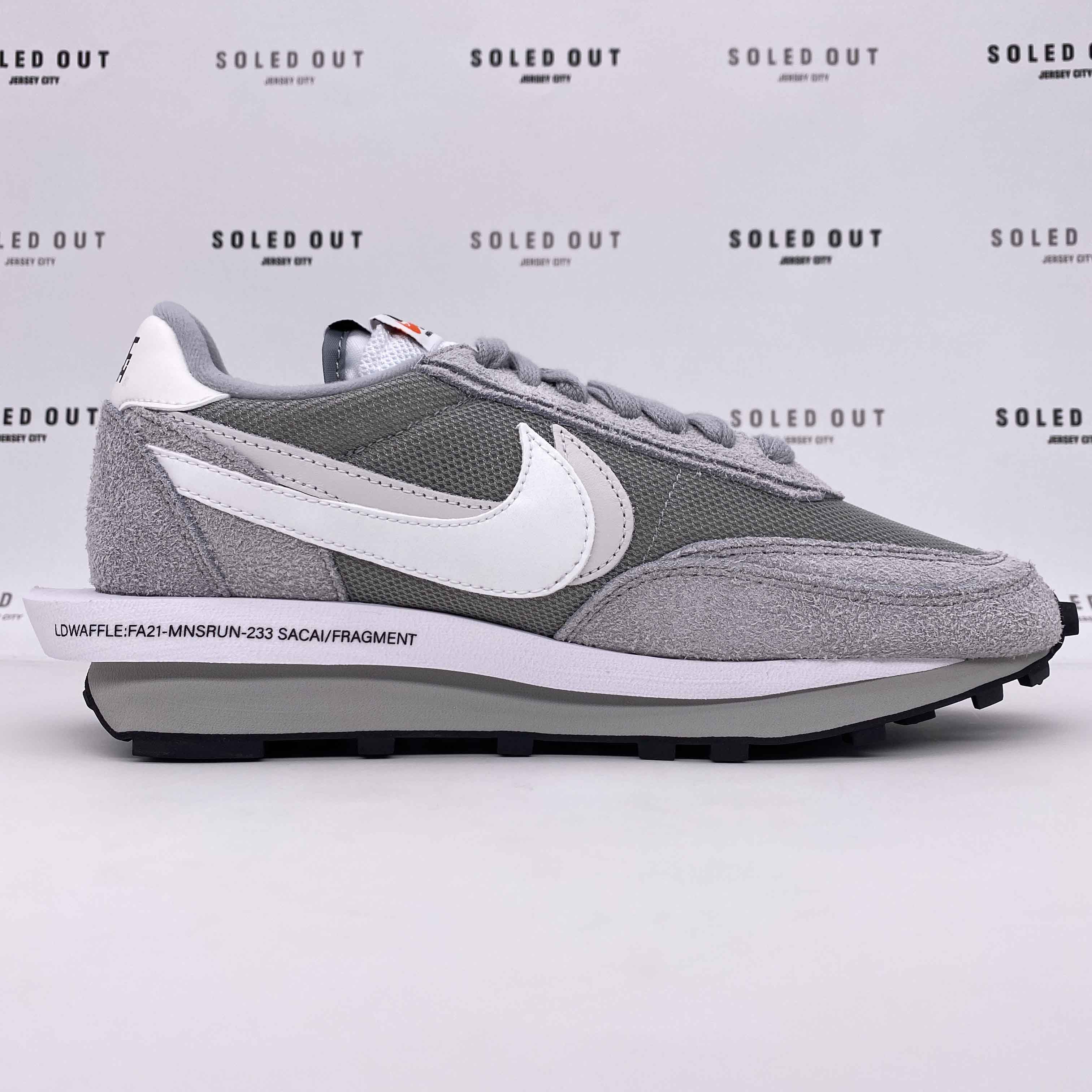 Nike LD Waffle x Sacai x Fragment Design Smoke Grey