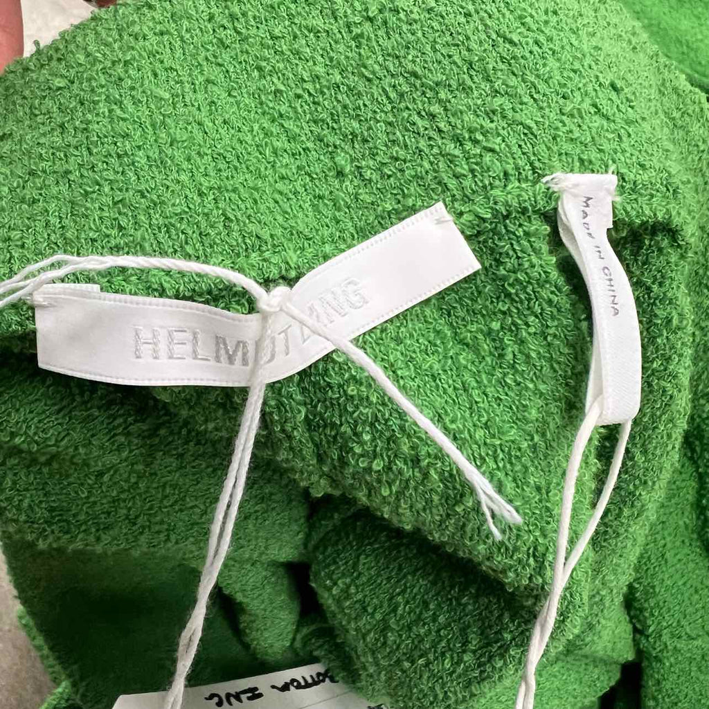 Helmut Lang Set "TERRY" Green New Size S