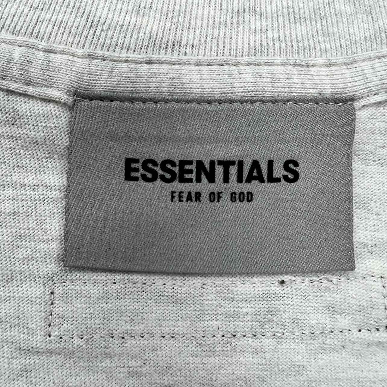 Fear of God T-Shirt &quot;ESSENTIALS&quot; Oatmeal New Size 2XL