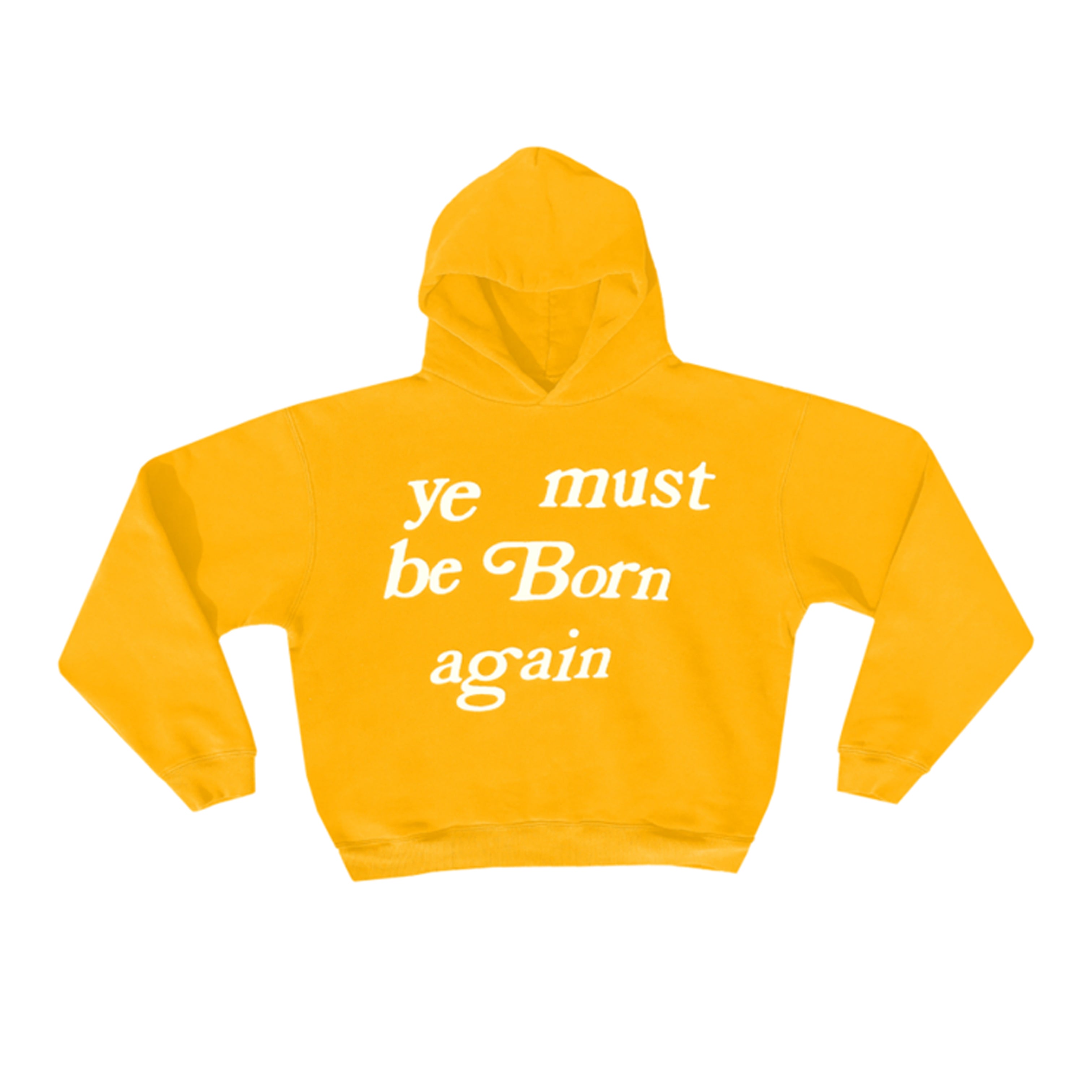 CPFM Hoodie &quot;YE MUST BE BORN AGAIN&quot; Yellow New Size M