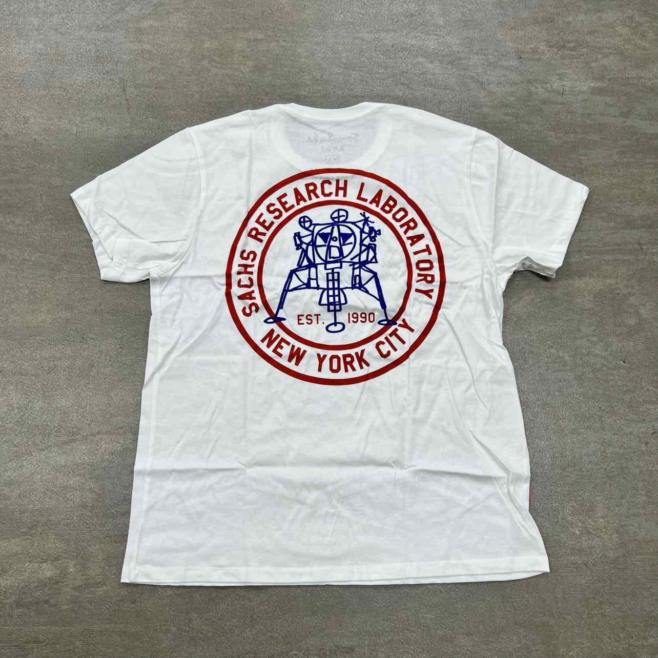 Tom Sachs T-Shirt &quot;VESTA&quot; White New Size M