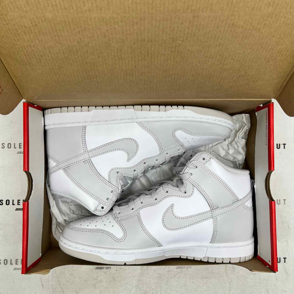 Nike Dunk High Retro "Vast Grey" 2021 New (Cond) Size 9.5