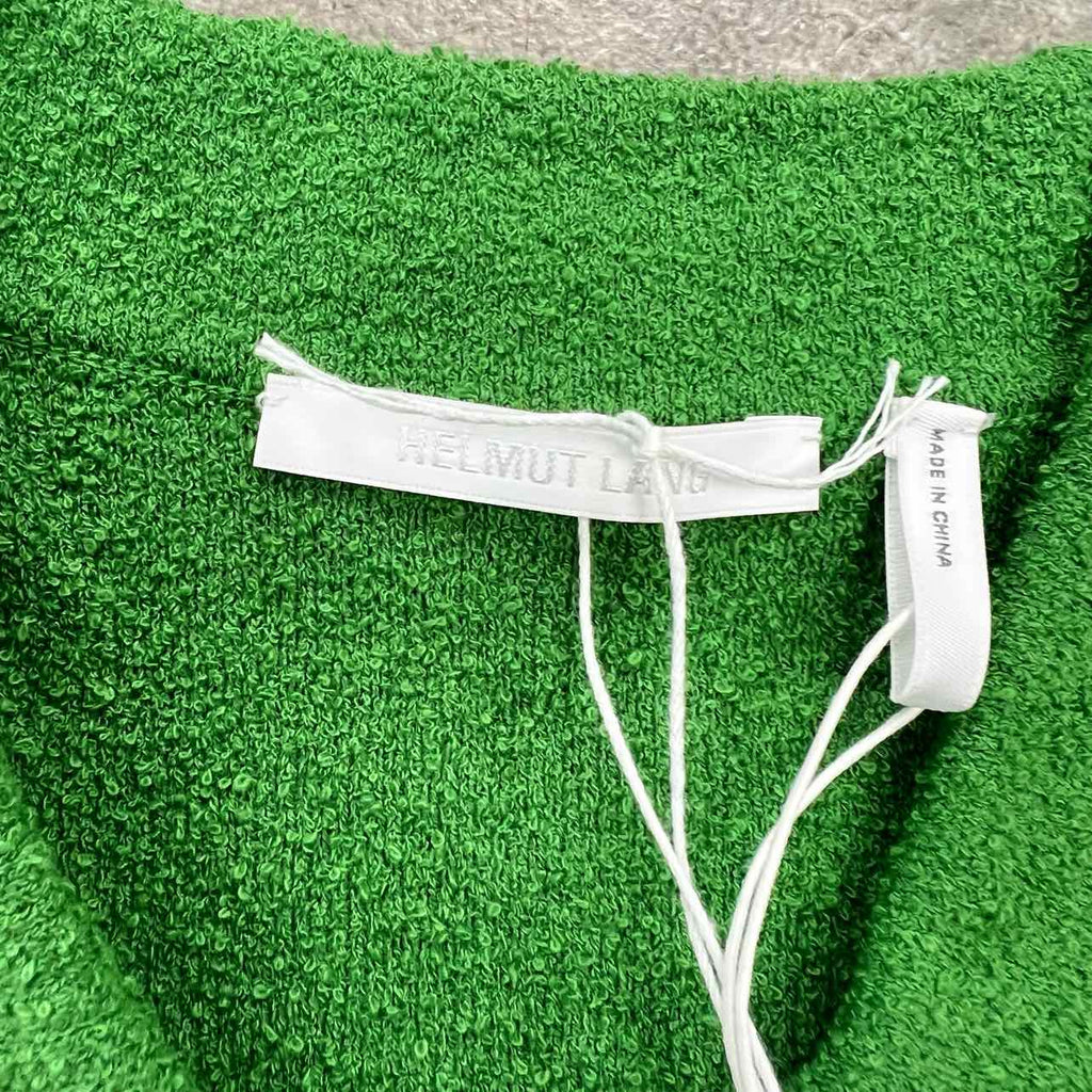 Helmut Lang Set "TERRY" Green New Size S