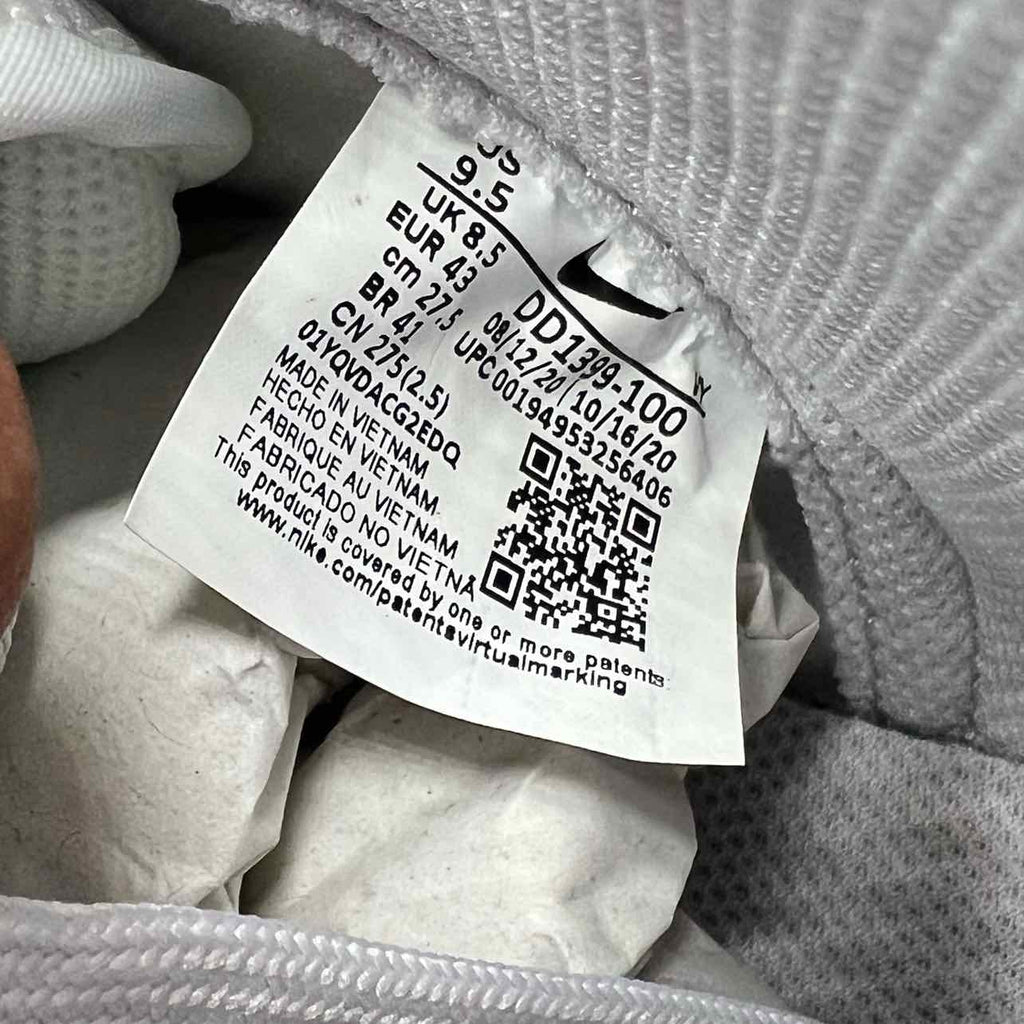 Nike Dunk High Retro "Vast Grey" 2021 New (Cond) Size 9.5