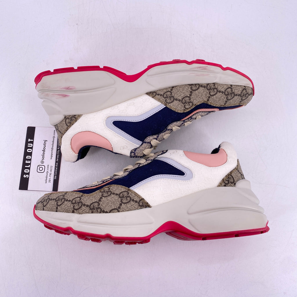 Gucci (W) Rython "Beige Pink Monogram"  Used Size 37.5