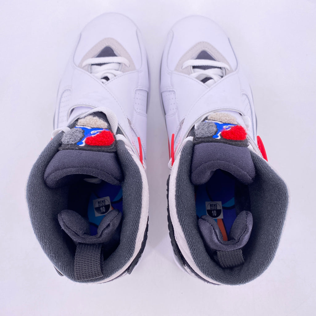 Air Jordan 8 Retro "White True Red" 2025 New Size 10