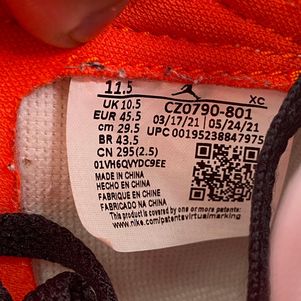 Air Jordan 1 Low "Starfish" 2021 Used Size 11.5