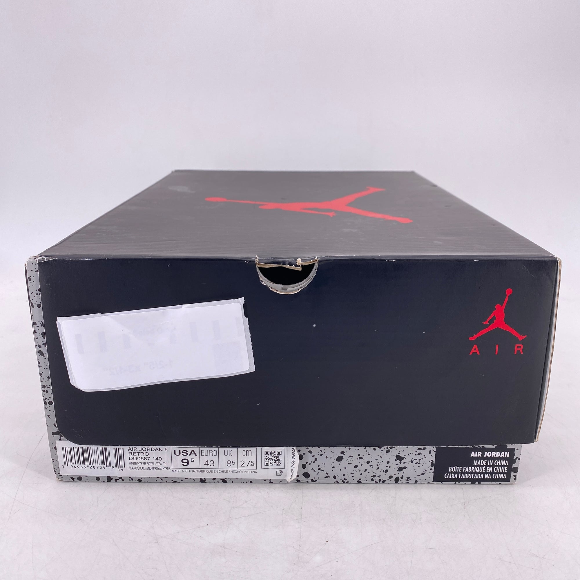 Air Jordan 5 Retro &quot;White Stealth&quot; 2021 New Size 9.5