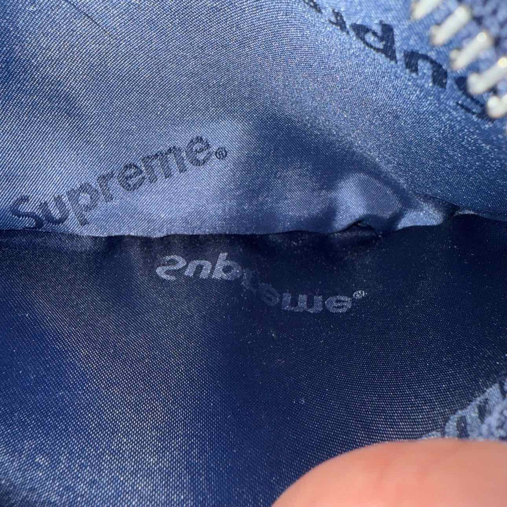 Supreme Waist Bag "JACQUARD" 2022 Used Blue