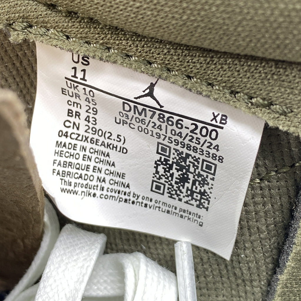 Air Jordan 1 Low OG SP "Travis Scott Medium Olive" 2024 New Size 11