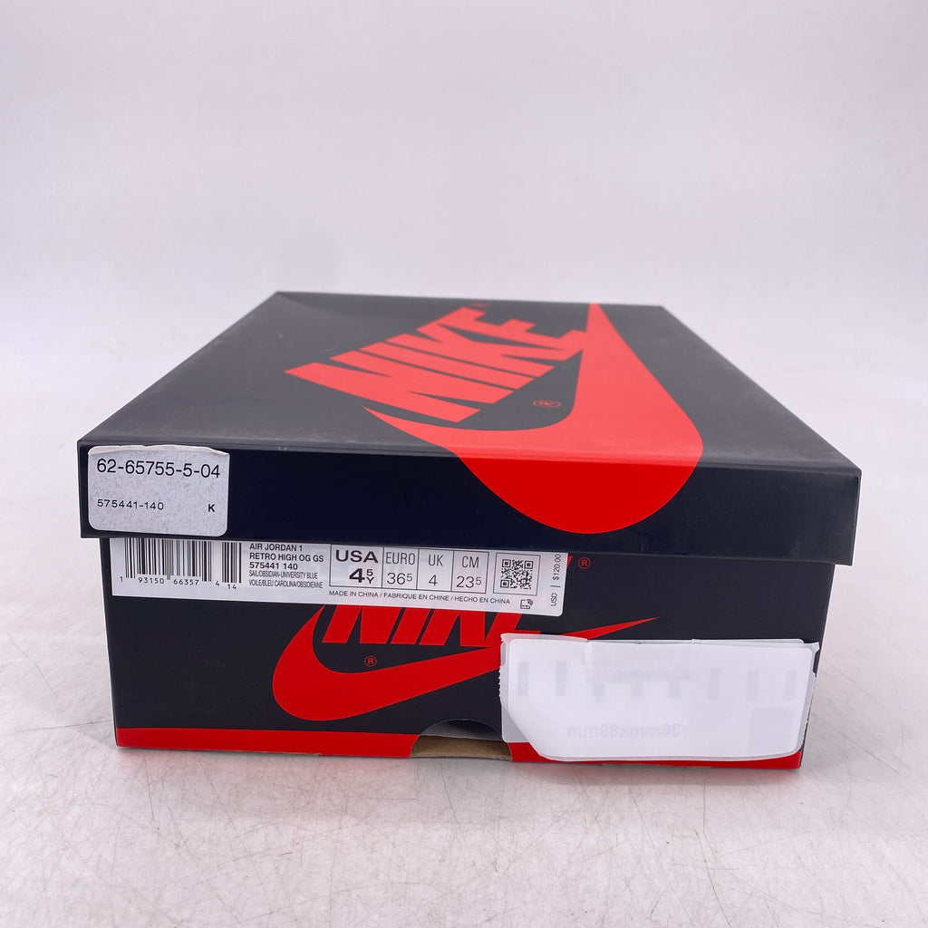 Air Jordan (GS) 1 Retro High OG "Unc Obsidian" 2019 Used Size 4.5Y