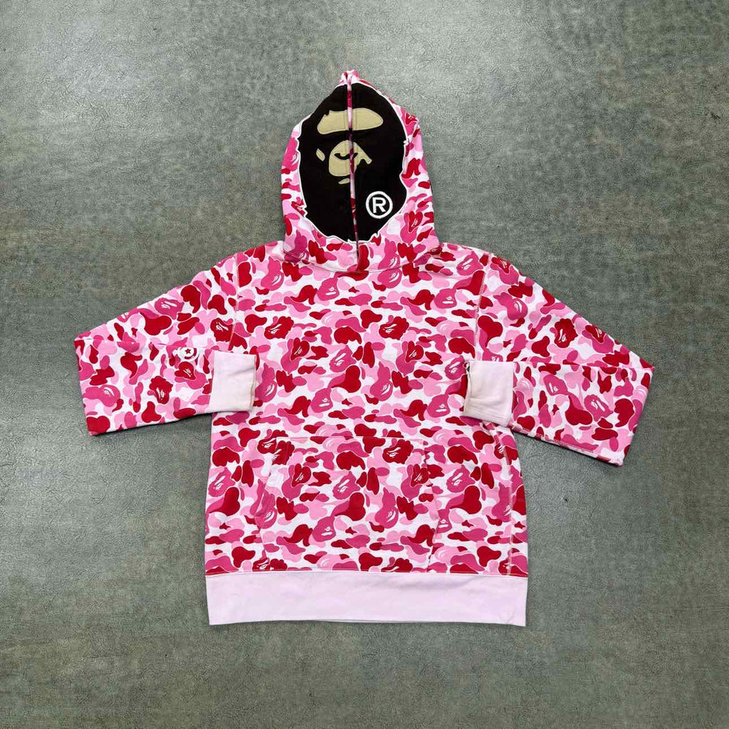 Bape Hoodie "ABC CAMO" Pink Used Size M