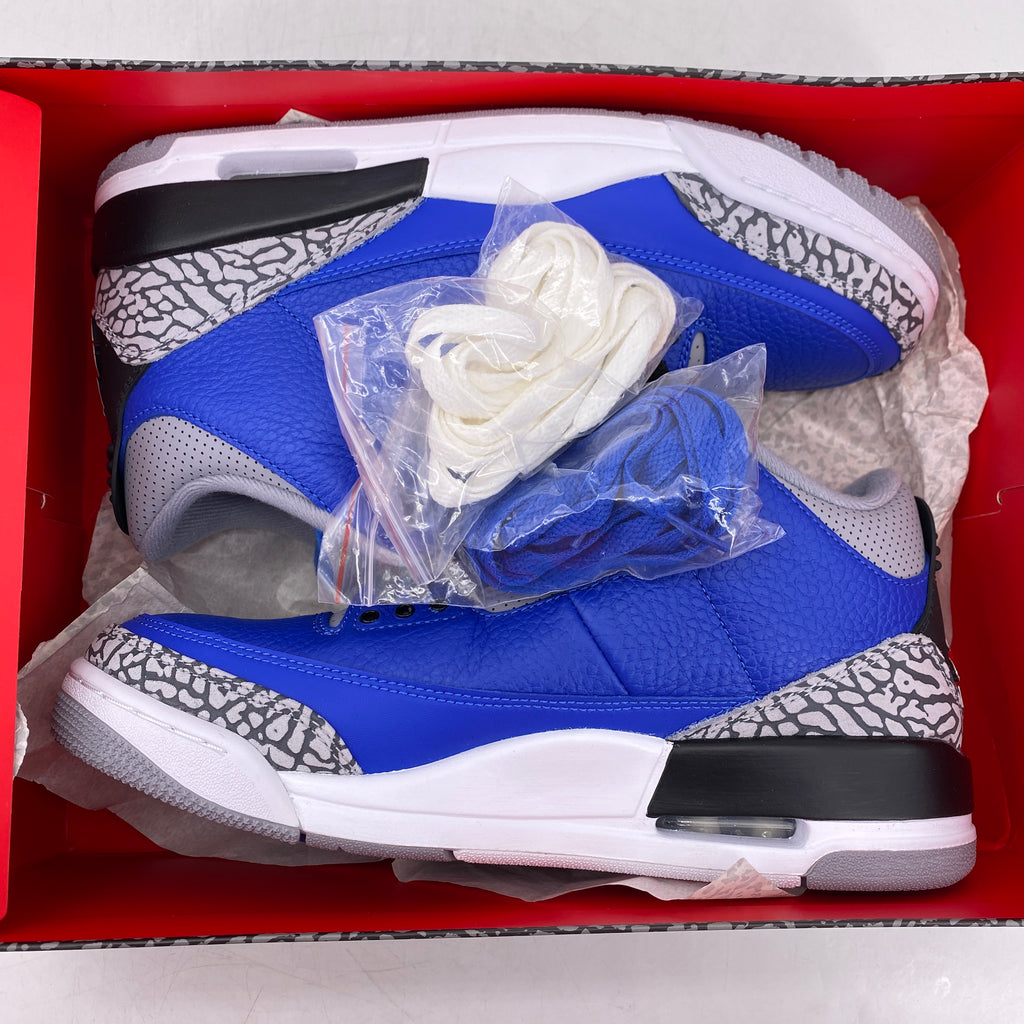 Air Jordan 3 Retro "Varsity Royal" 2020 New Size 8.5