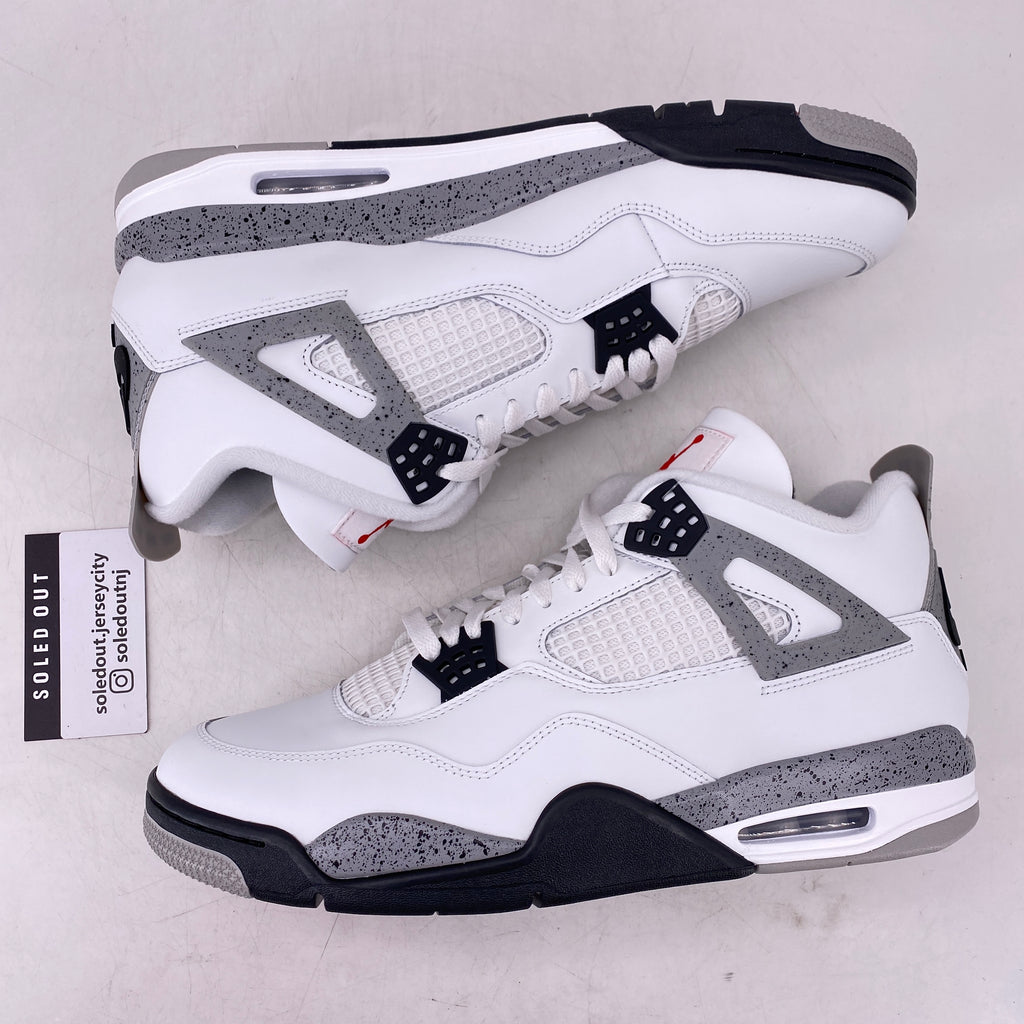 Air Jordan 4 Retro "White Cement" 2025 New Size 13
