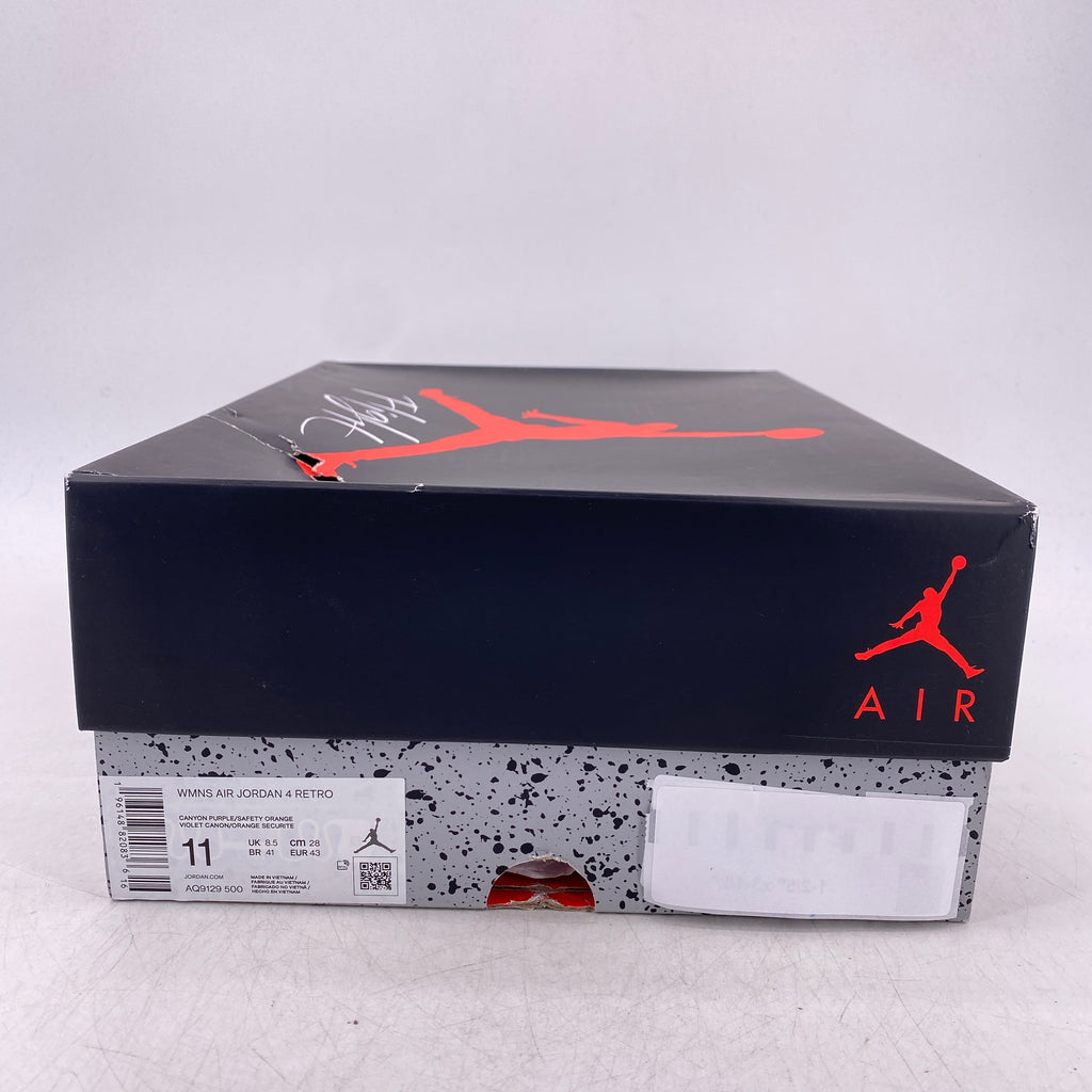 Air Jordan (W) 4 Retro "Canyon Purple" 2022 New Size 11W