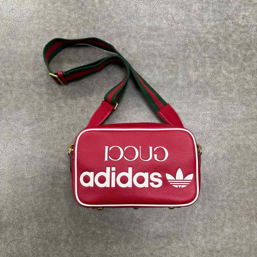 Gucci Shoulder Bag "ADIDAS" New Red