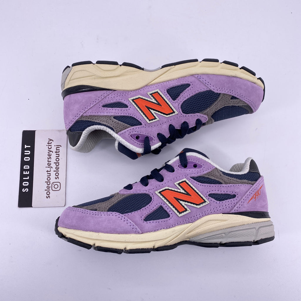 New Balance (GS) 990V3 "Teddy Santis Raw Amethyst" 2022 New Size 1Y