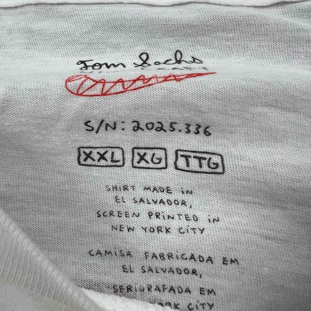 Tom Sachs T-Shirt "I.S.R.U" White Used Size 2XL