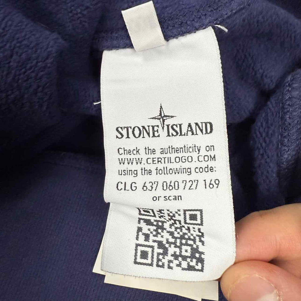Stone Island Crewneck Sweater "PATCH" Navy Used Size 2XL