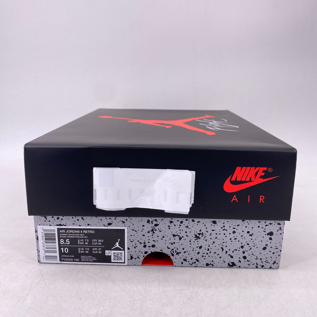 Air Jordan 4 Retro "White Cement" 2025 New Size 8.5