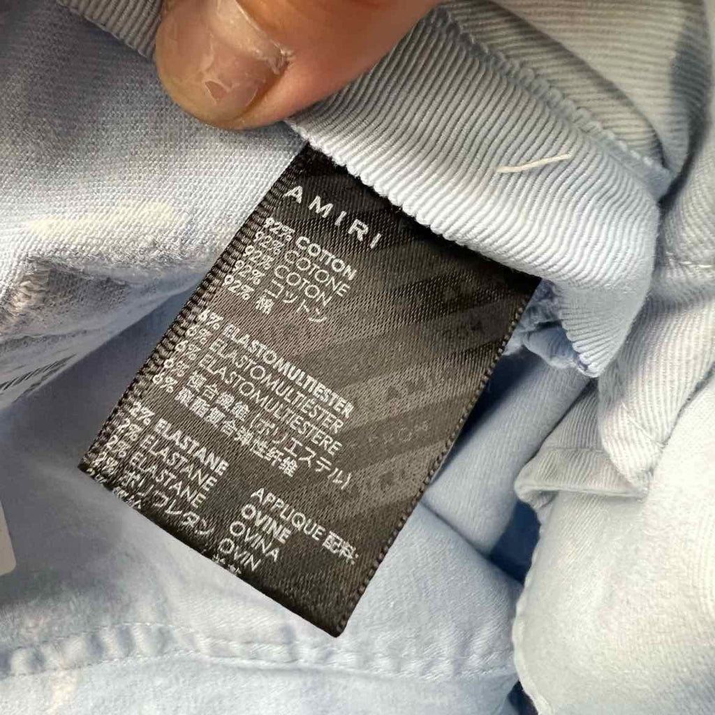 Amiri Jeans "MX1" Baby Blue New Size 32