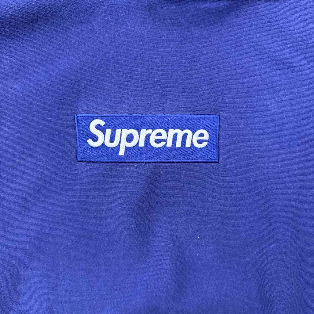 Supreme Hoodie "BOX LOGO" Purple Used Size M