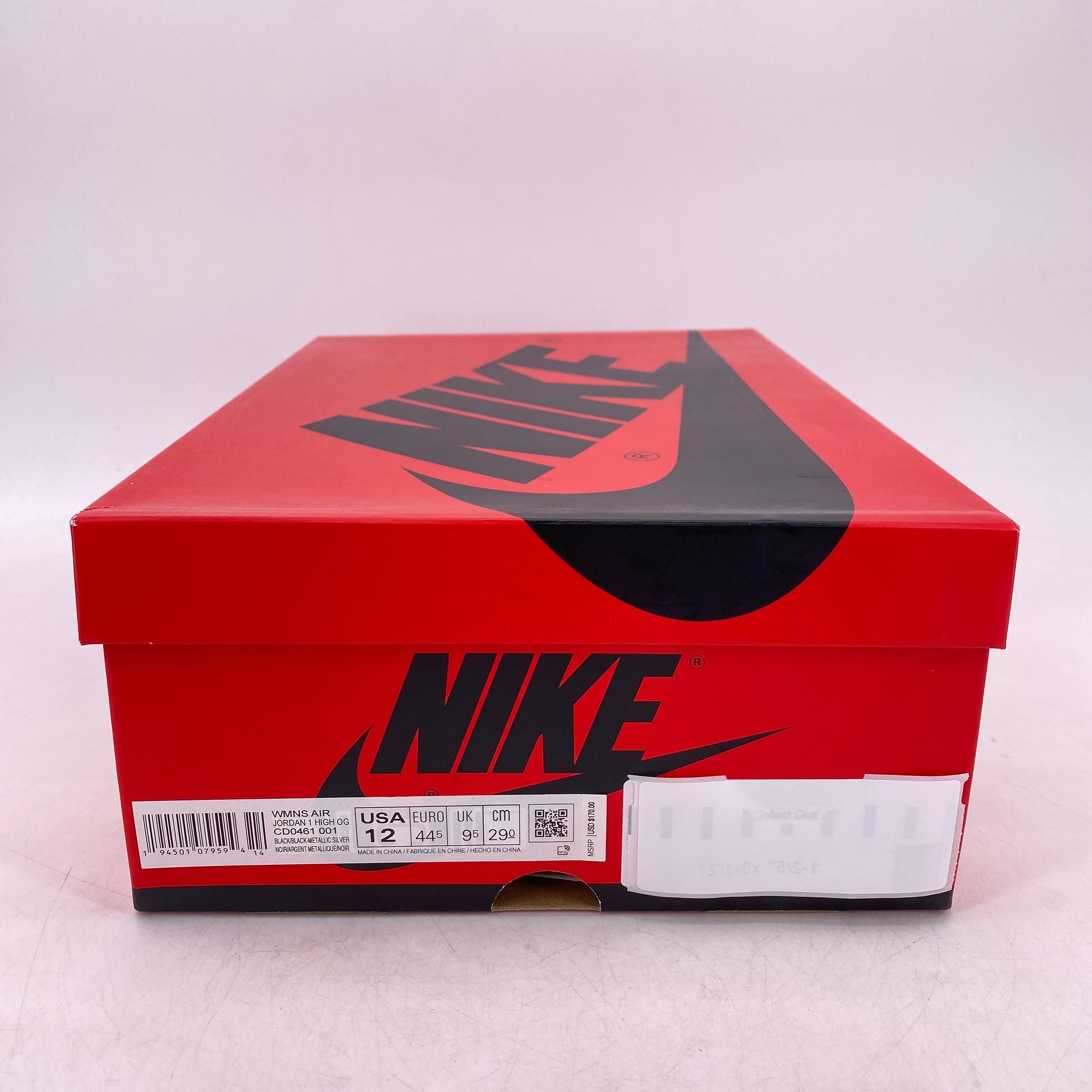 Air Jordan (W) 1 Retro High OG &quot;Silver Toe&quot; 2021 New Size 12W
