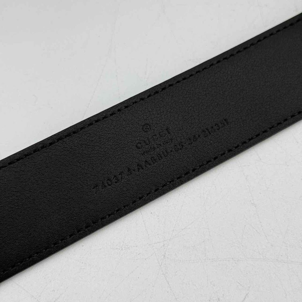 Gucci Belt "GG MARMONT" New Black Size 85