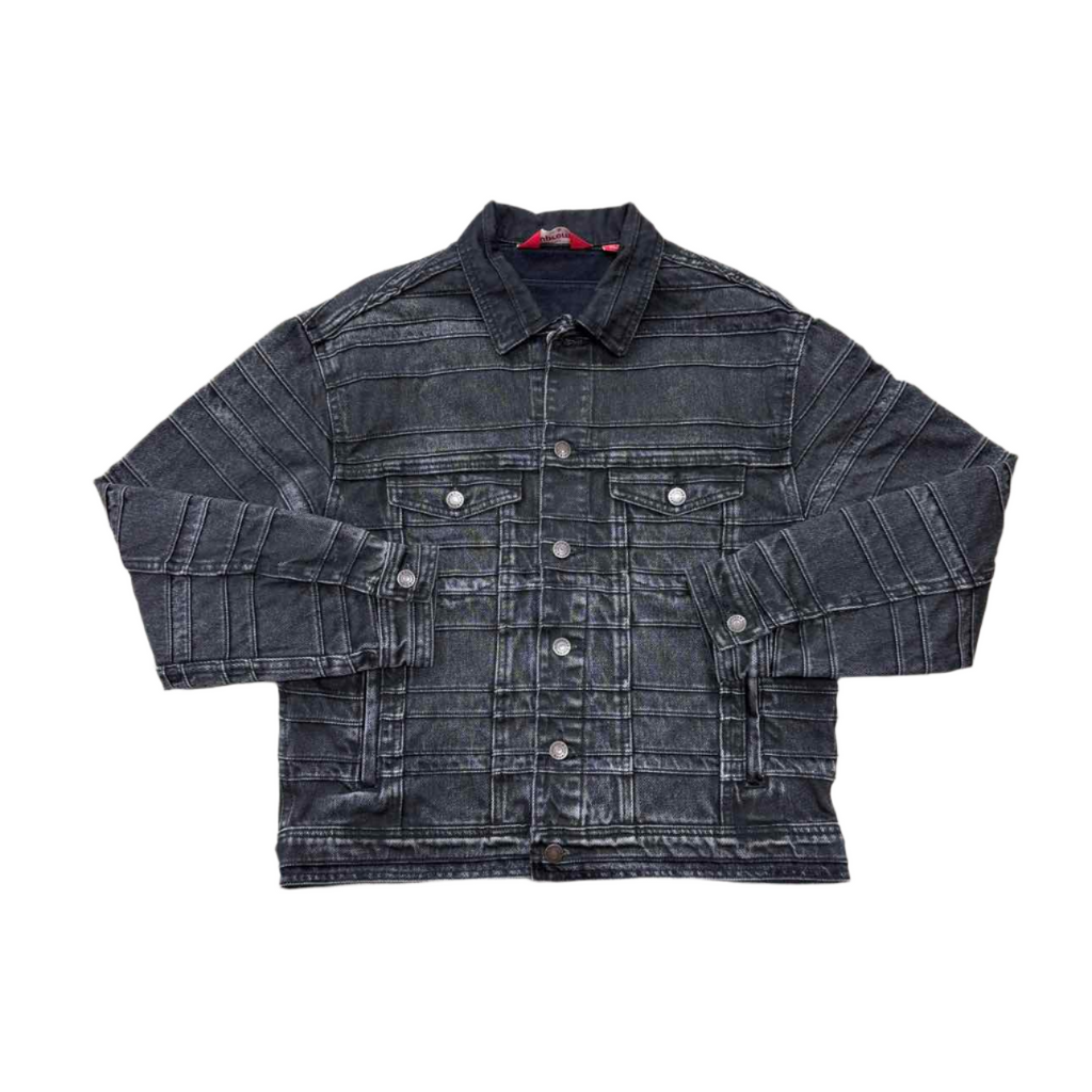 Supreme Jacket "LAYERED DENIM" Black New Size S