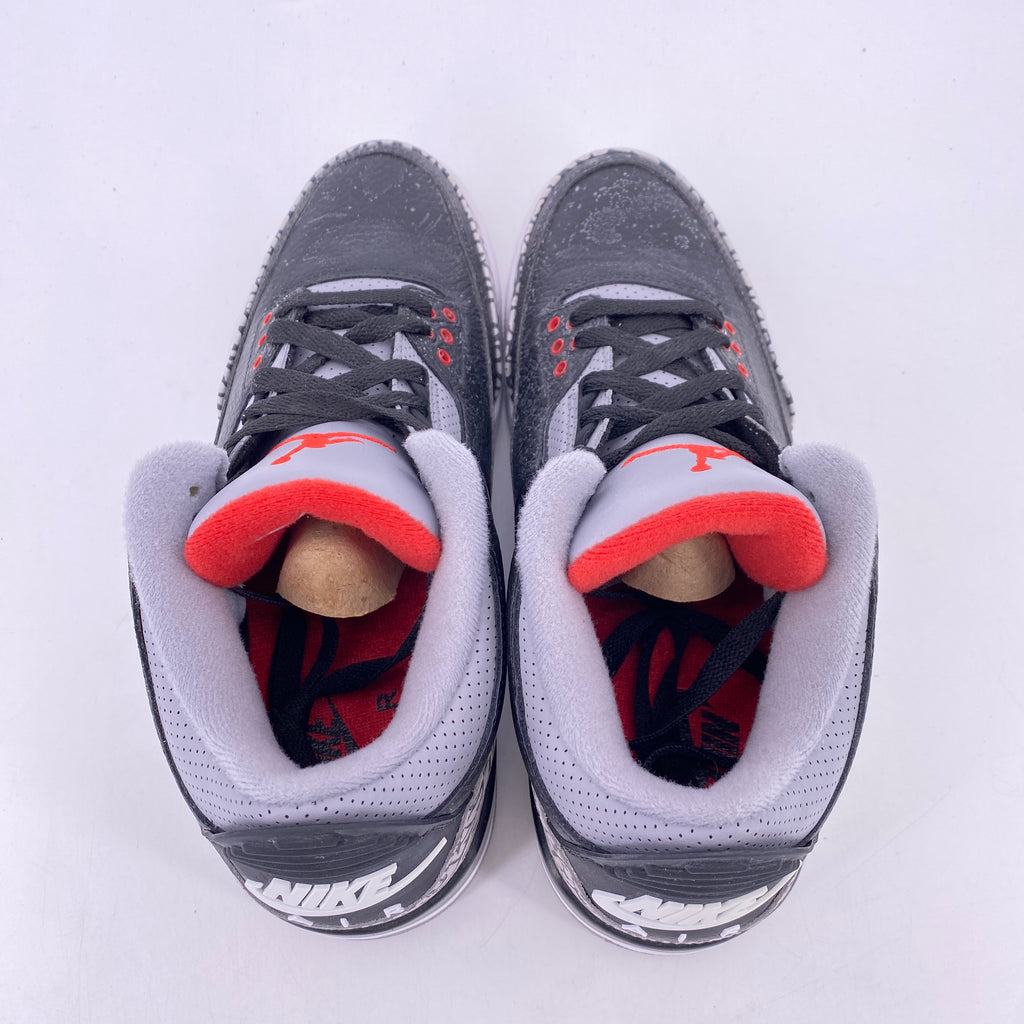Air Jordan 3 Retro "Black Cement" 2018 New Size 9.5