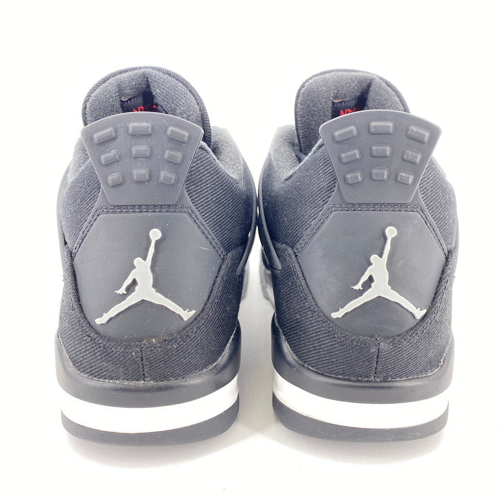 Air Jordan 4 Retro "Black Canvas" 2022 Used Size 8.5