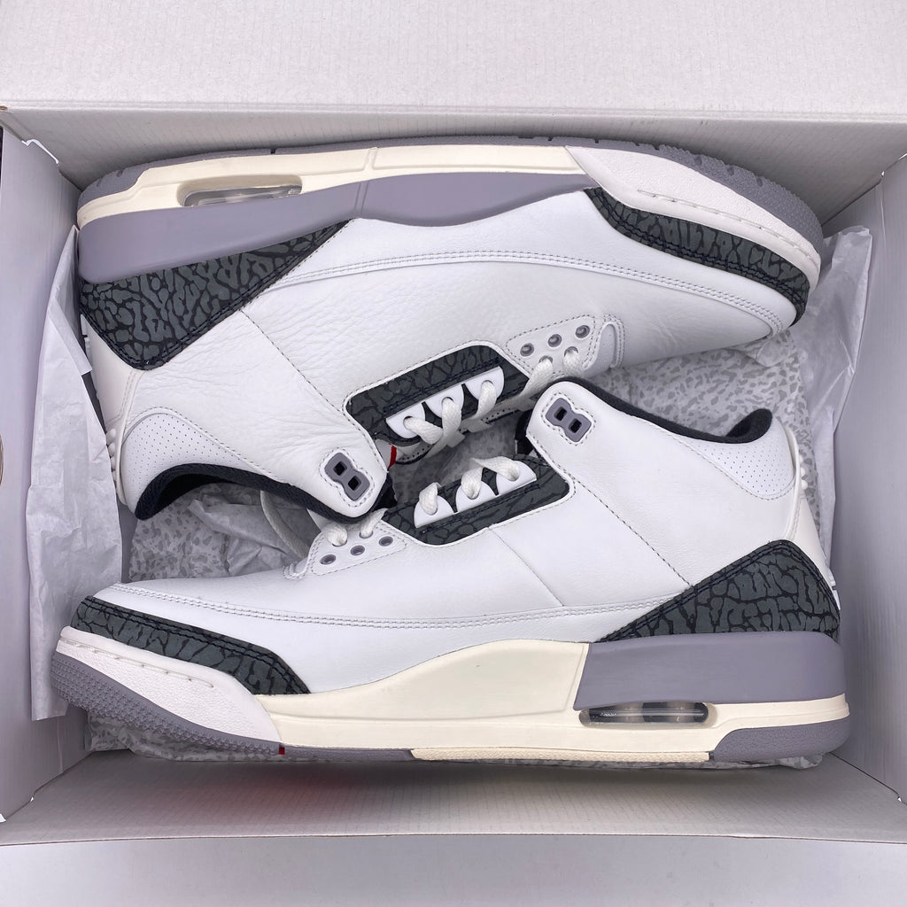 Air Jordan 3 Retro "Cement Grey" 2024 New Size 12